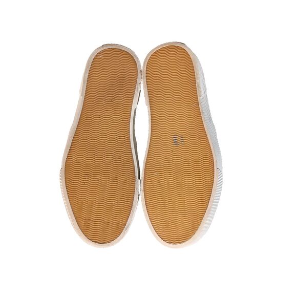 Lanvin Slip On Men\'s Sneakers Calfskin Nappa Leather Zebra Shoes Loafers Mens 6